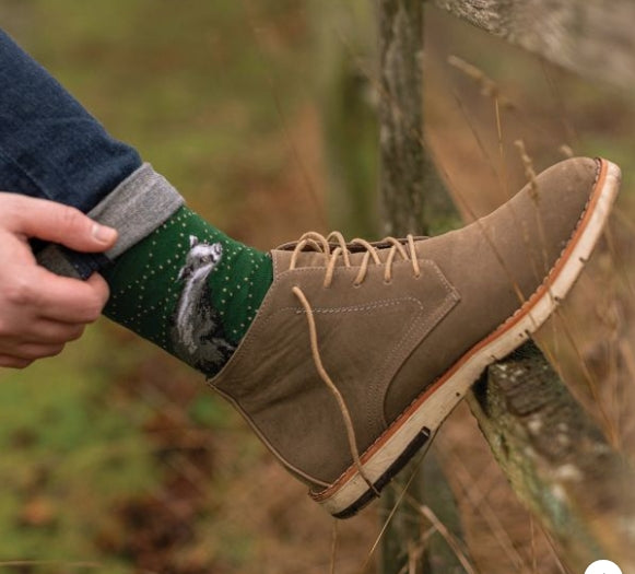 Wrendale -'The Country Gent' Badger Men's Socks