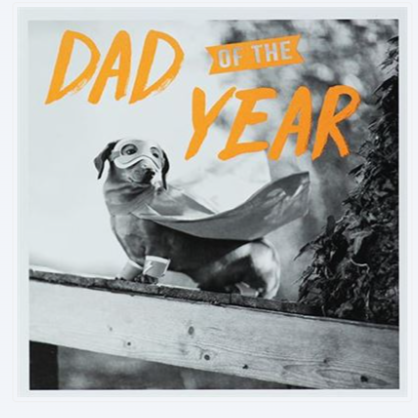 PaperLink - Dad of the year Father's Day Card