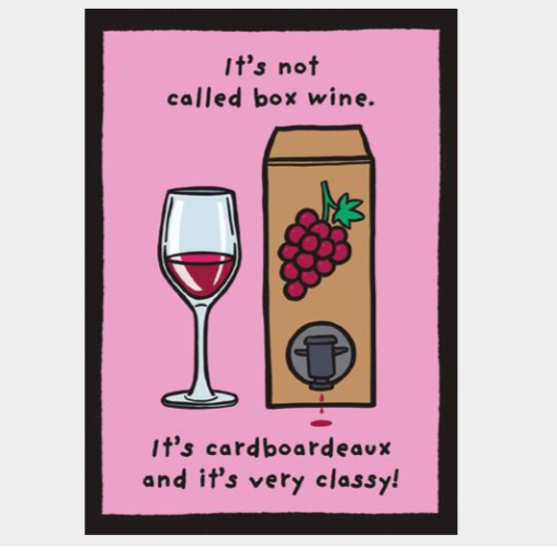 Pigment - Classy Box of Wine Card ZL109A