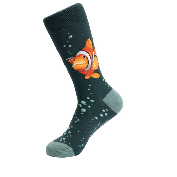 'Clowning Around' Fish Men's Socks