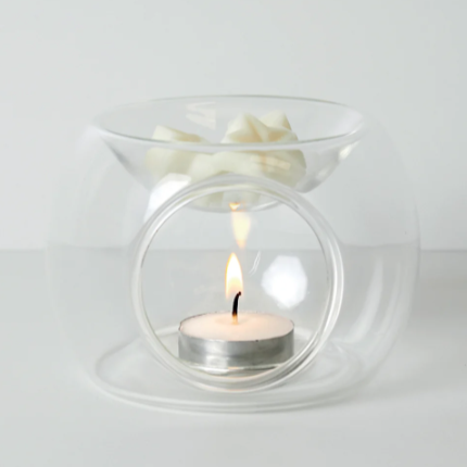 Clear Glass Wax Melt Burner