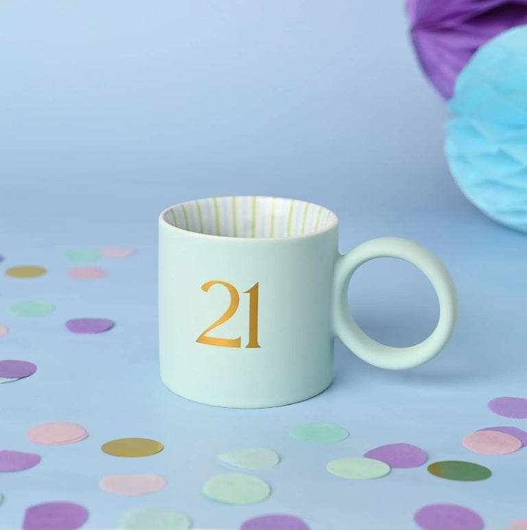 Confetti Mug - 21 Blue