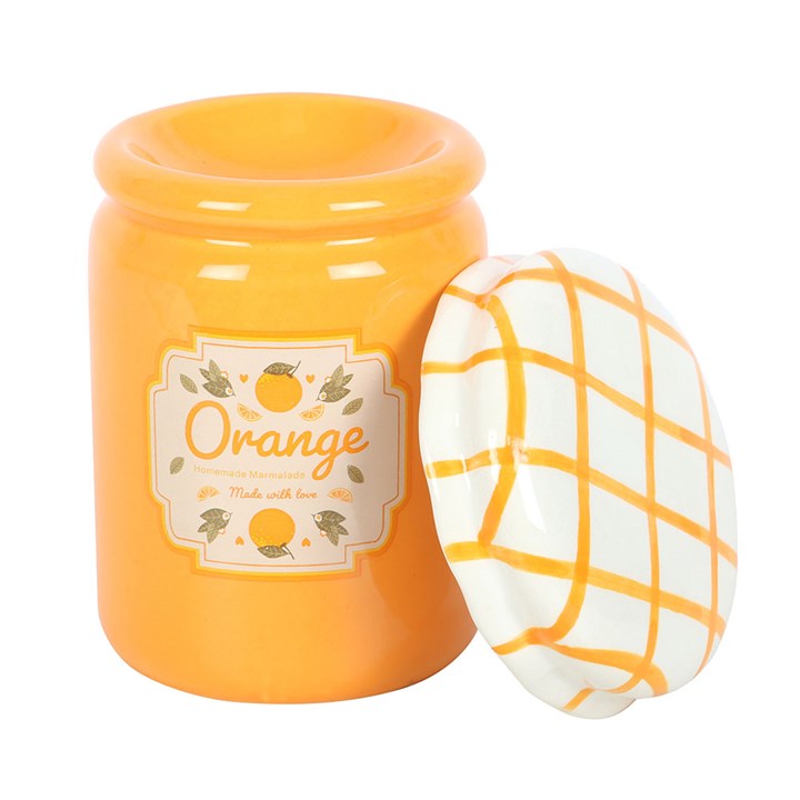 Sale - Orange Marmalade Jar oil Burner and Wax Warmer