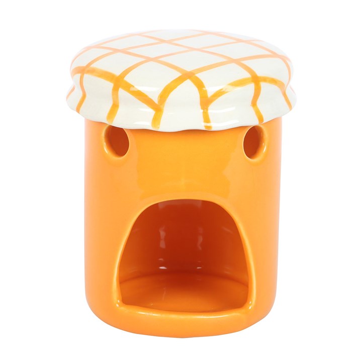 Sale - Orange Marmalade Jar oil Burner and Wax Warmer