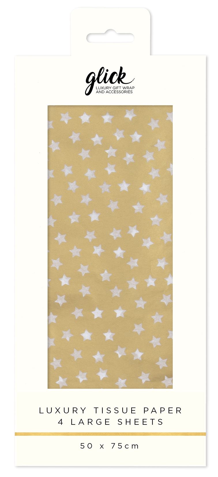 Tissue Paper - Gold Stars