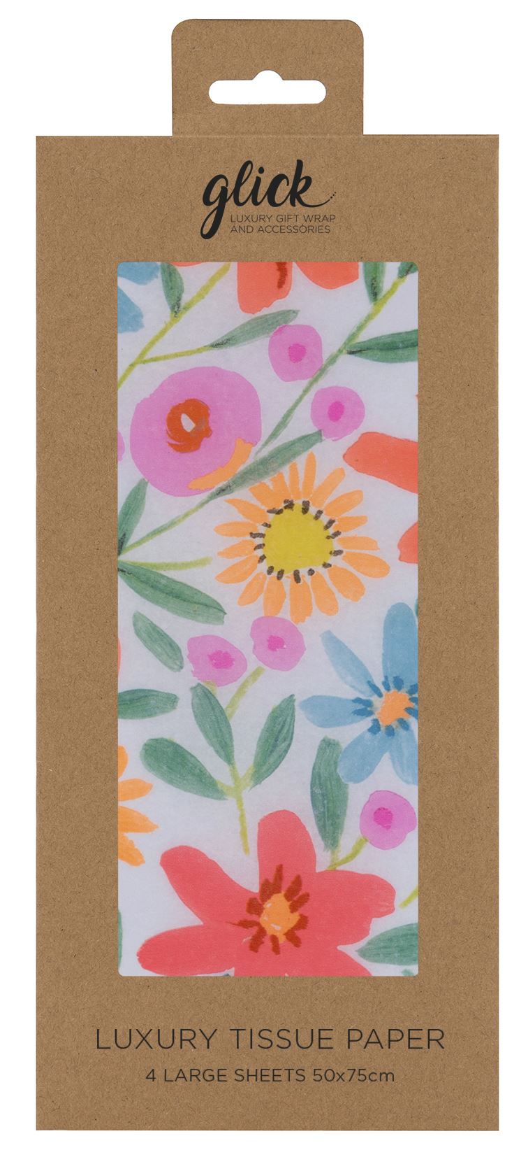 Gift Bag and Tissue Blazing Blooms