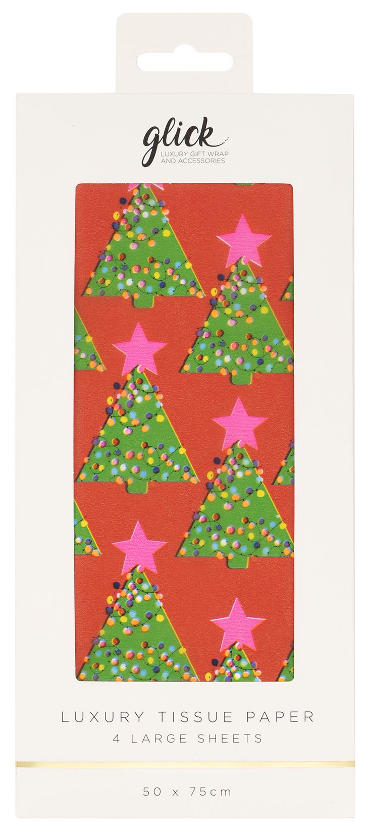 Christmas Tissue Paper - Emerald Trees