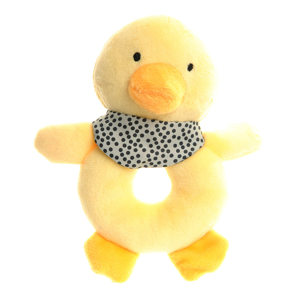 Plush Duck Baby Rattle