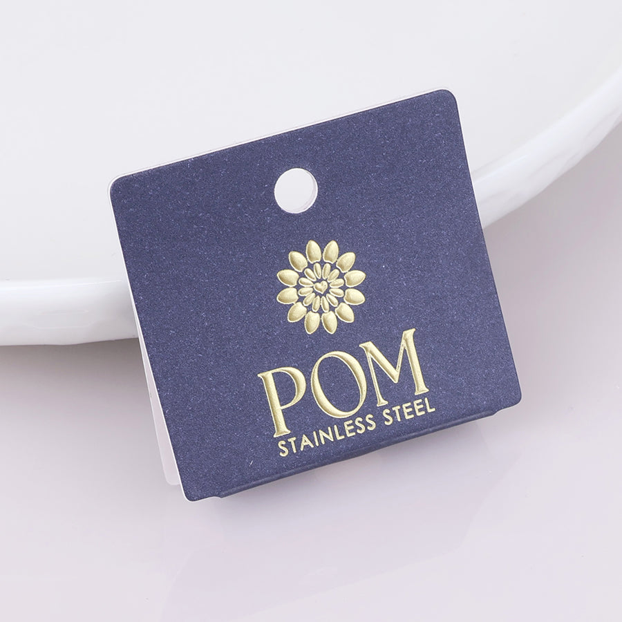 POM - Rae Stainless steel platinum plated bracelet