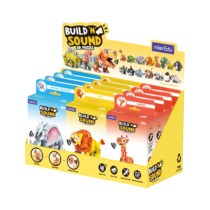ME Build N Sound 3D Puzzle Assorted - Safari