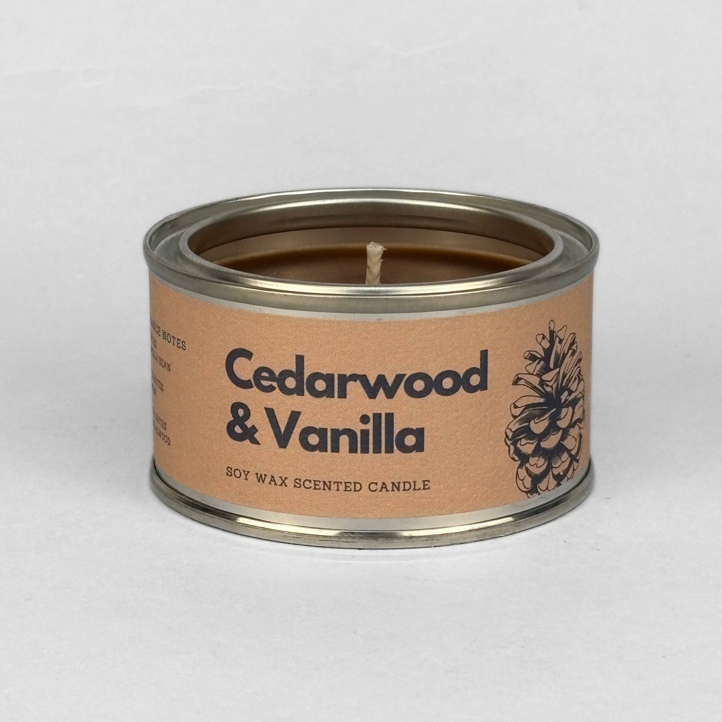 Cedarwood & Vanilla Paint Tin Candle | Scent Palette