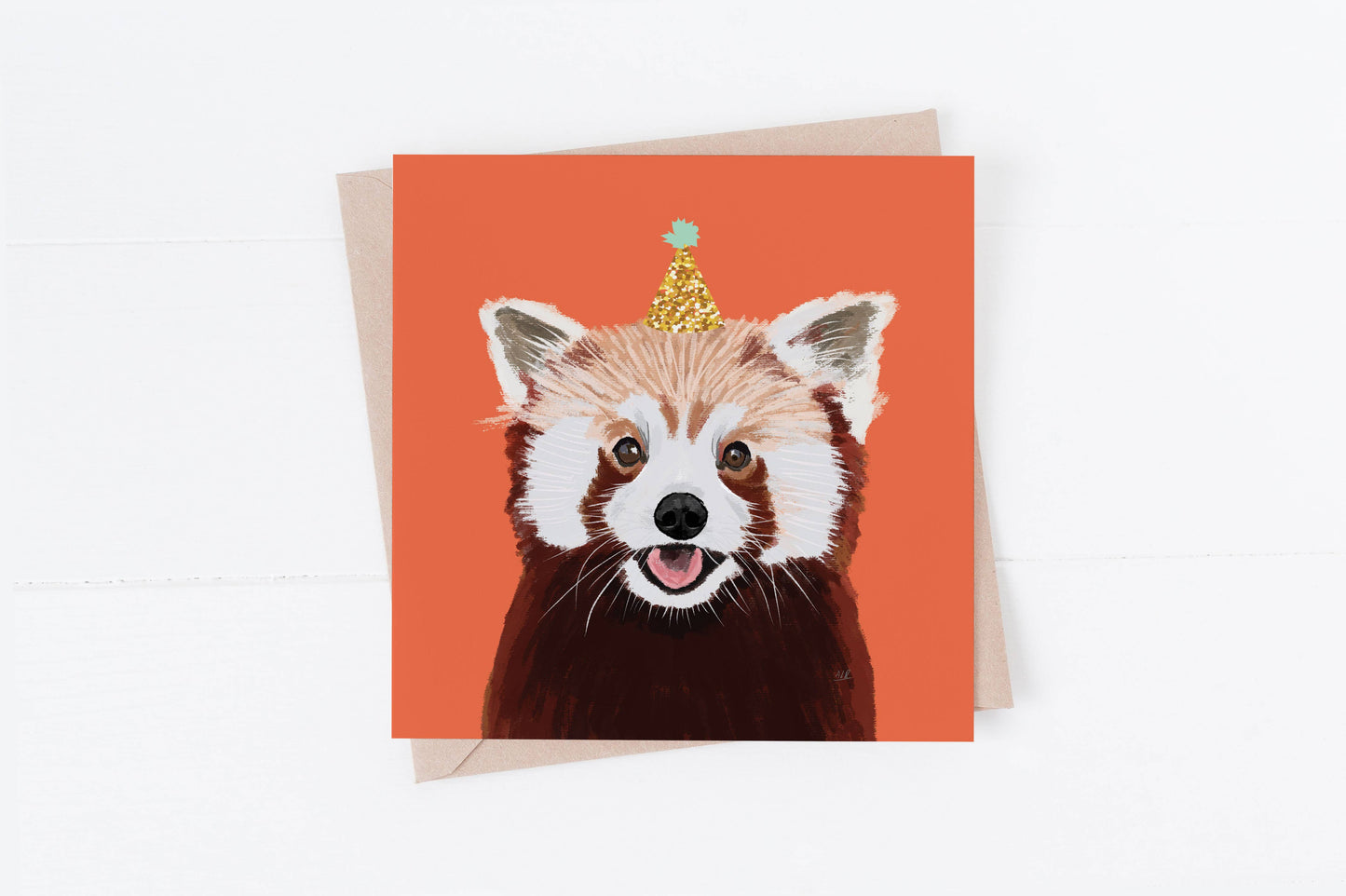 Red Panda Birthday Card