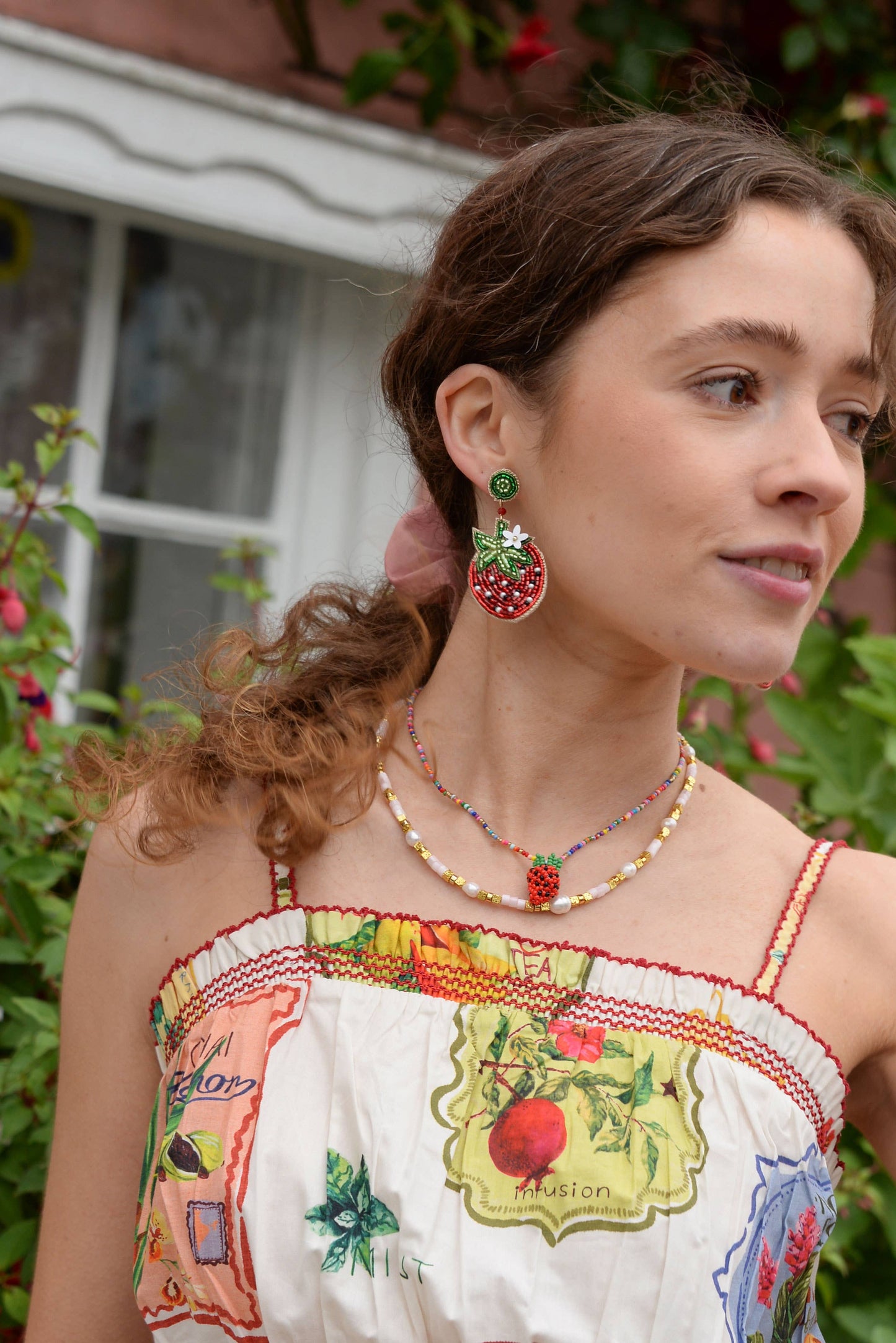 STRAWBERRY EARRINGS