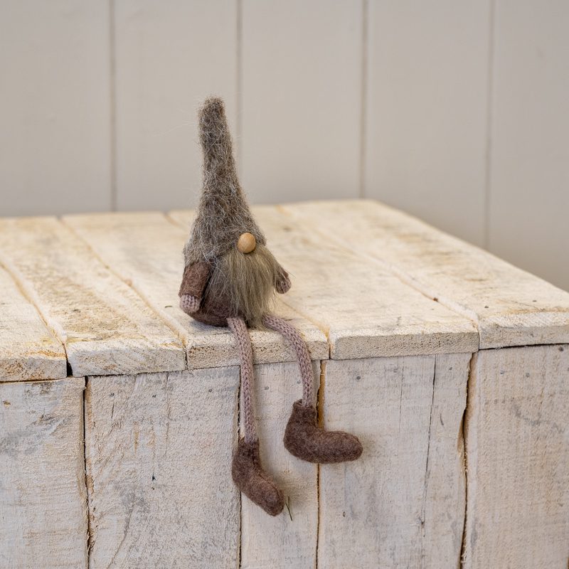 Beige and Brown Fuzzy Gonk