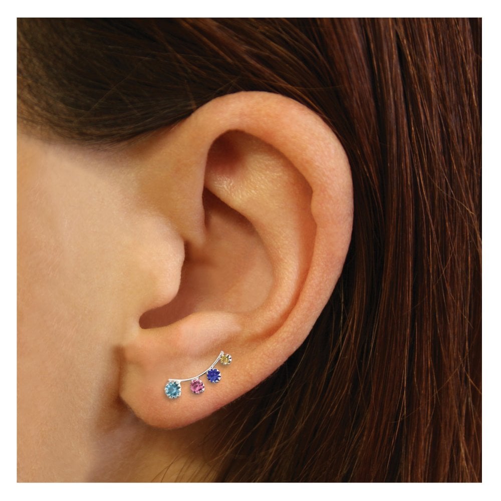 Instore only - Swagger sterling silver earrings
