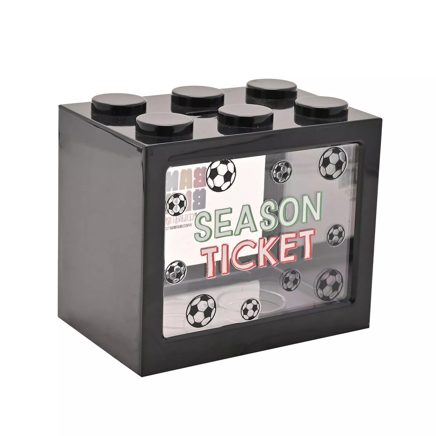 Bank Blox - Personalisable Money Box with Full Alphabet Sticker Sheet