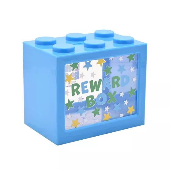 Bank Blox - Personalisable Money Box with Full Alphabet Sticker Sheet
