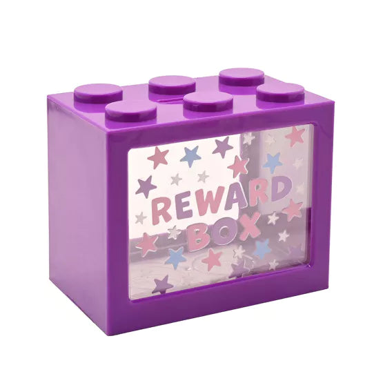 Bank Blox - Personalisable Money Box with Full Alphabet Sticker Sheet