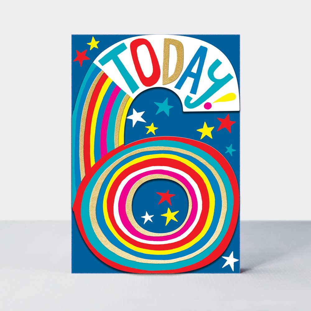 Ditto - Age 6 Boy Birthday Card