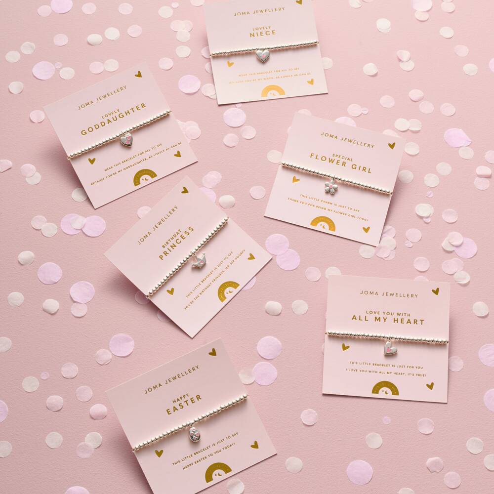 Kids' Confetti A Little 'Lovely Niece' Bracelet