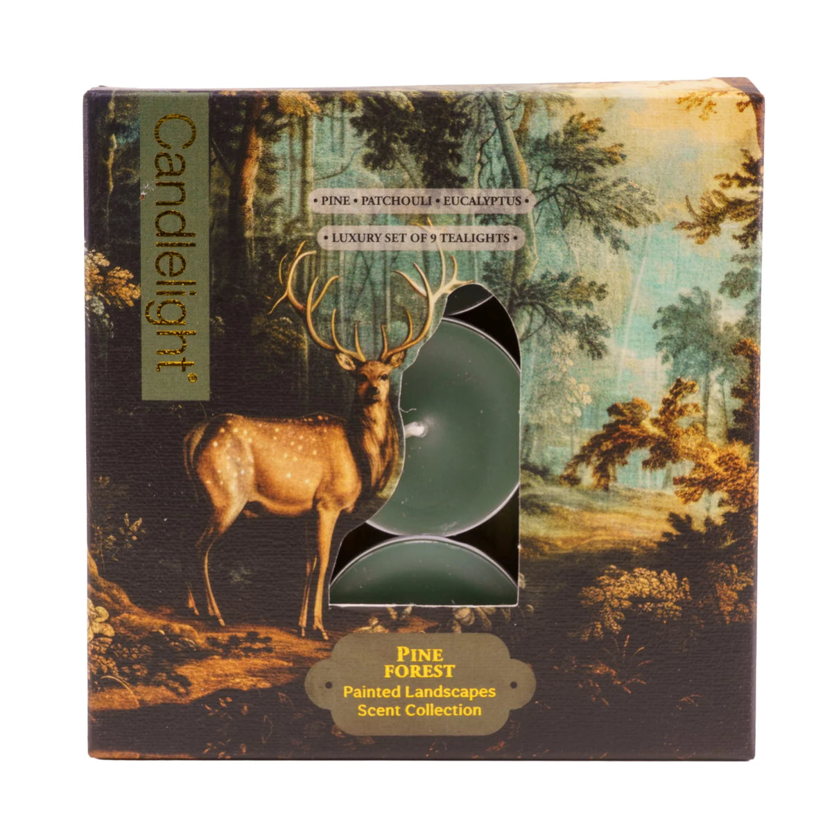 Set of 9 Tealights - Pine Forest