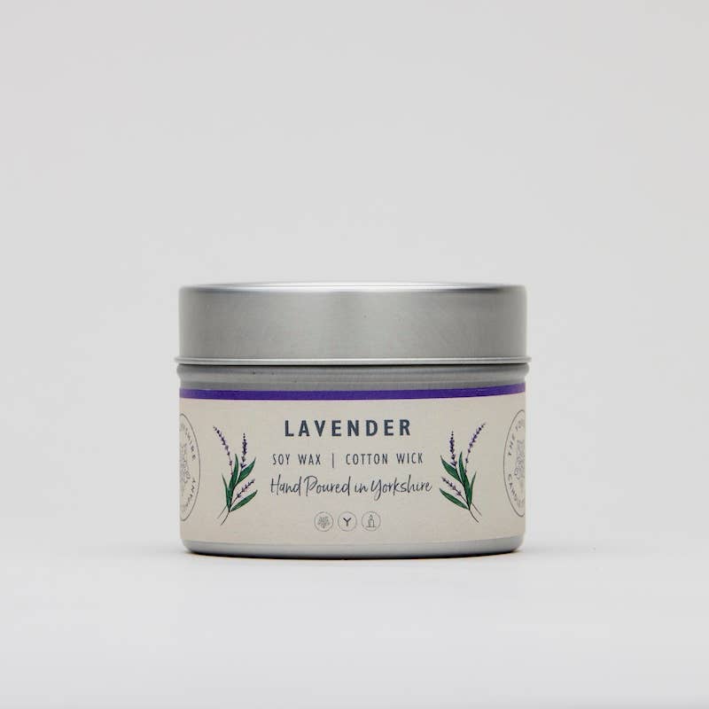 Lavender Small Candle Tin | Scented Candle | Soya Wax|