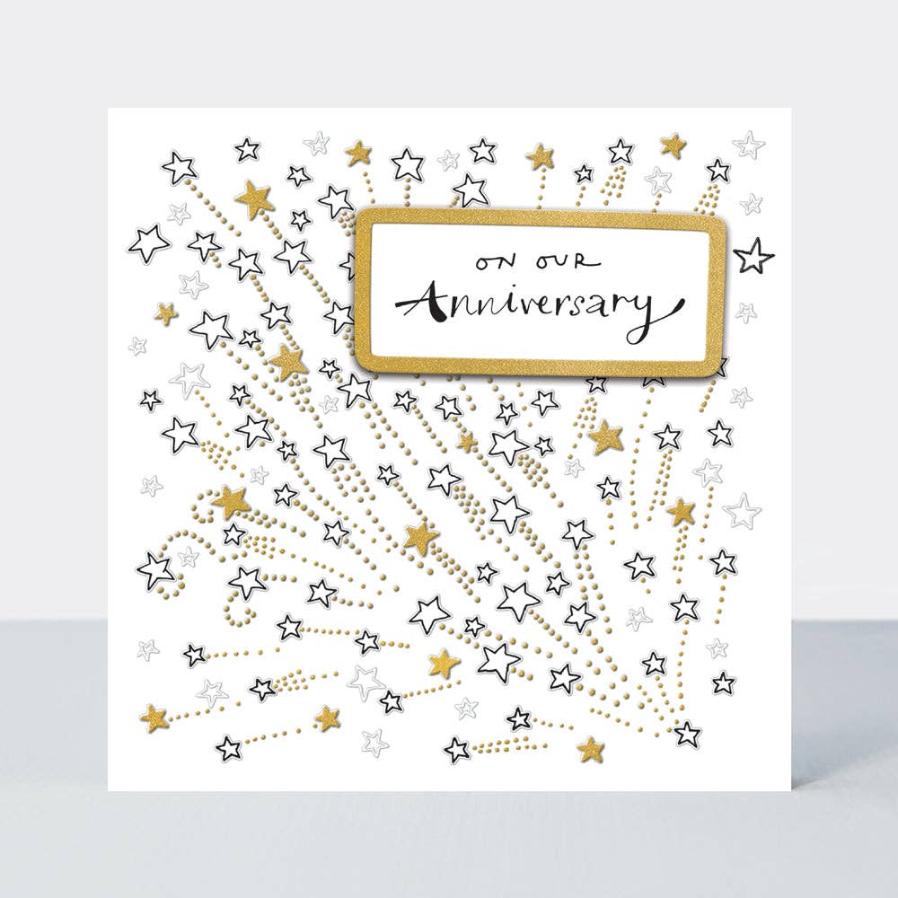 Paper Treasures - On Our Anniversary/Stars Greetings Card