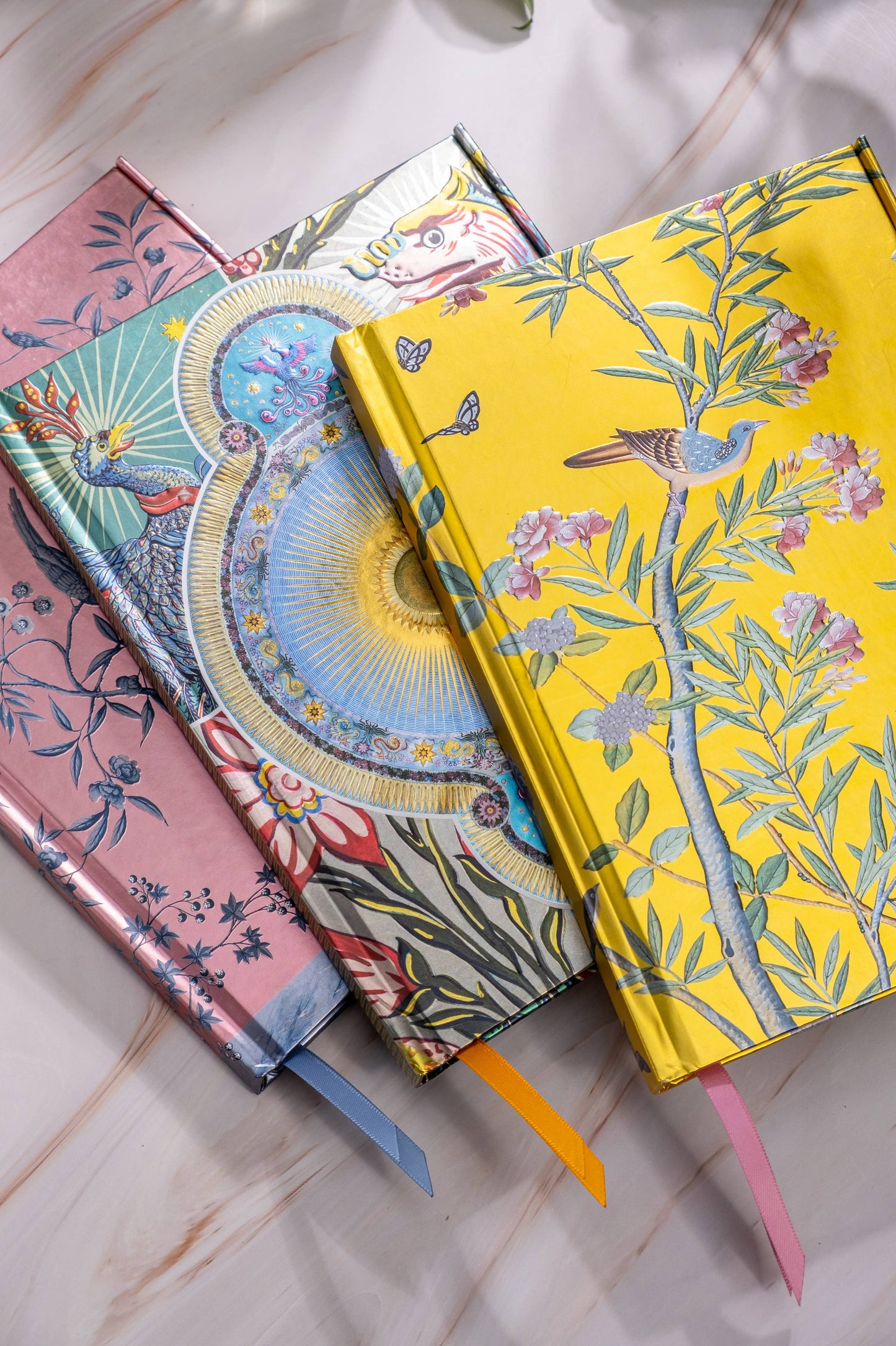 Royal Pavilion, Brighton: The Long Gallery Wallpaper (Foiled: Flame Tree Notebooks