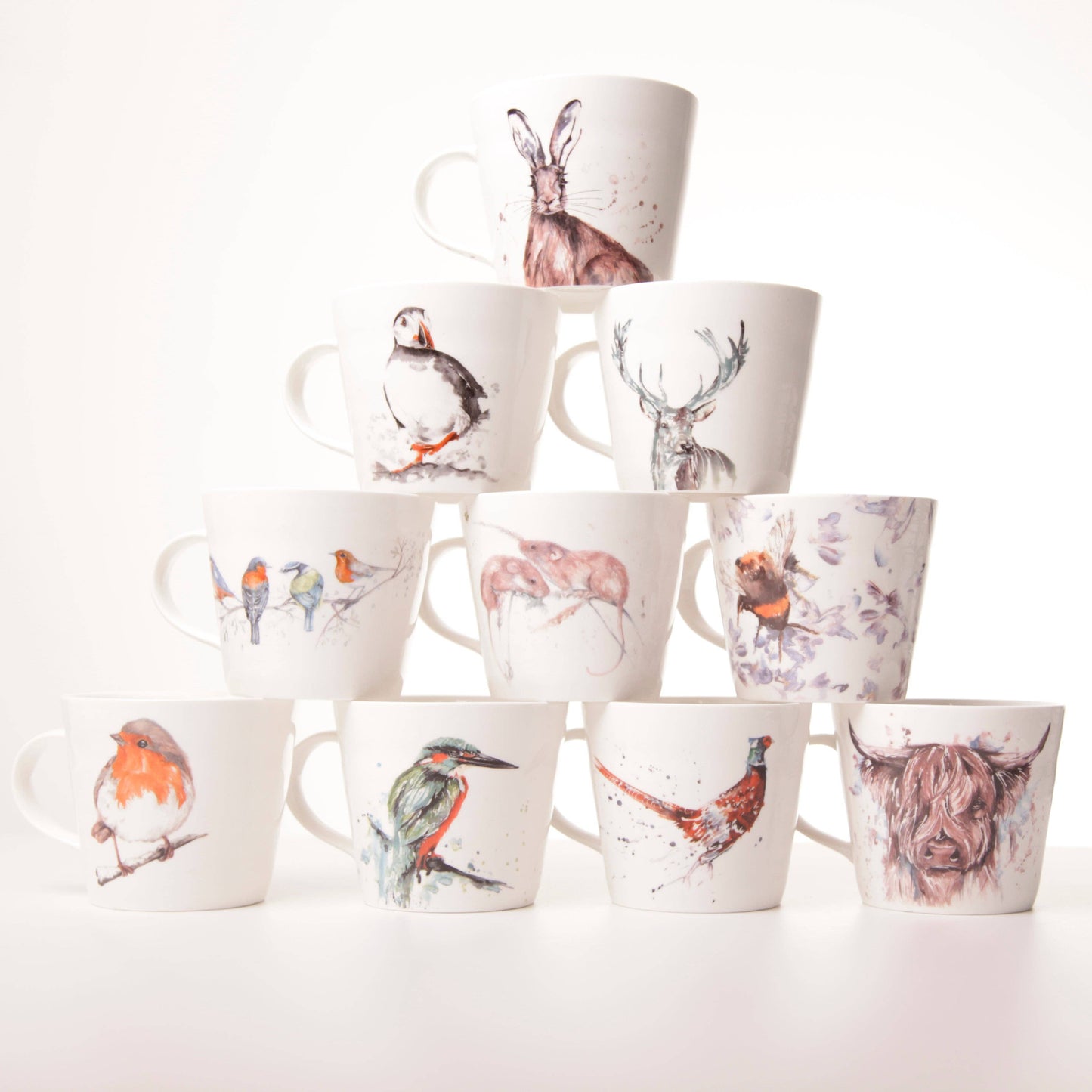 The Rainforest - Hummingbird Design Bone China Mug