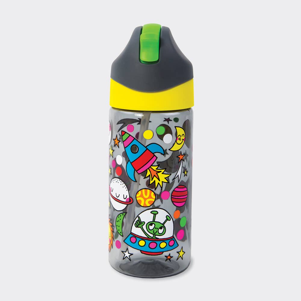 *Special OFFER - Children's Water Bottle With Straw - Space