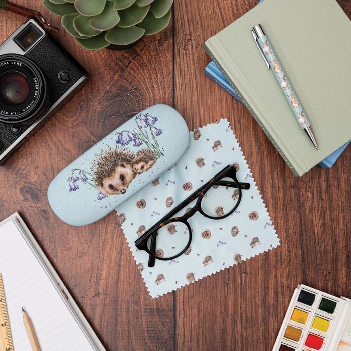 Wrendale - 'Love and Hedgehugs' hedgehog Glasses Case