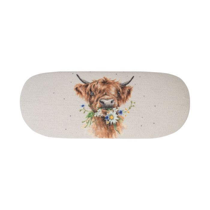 Wrendale - 'Just for moo' Highland Cow Glasses Case
