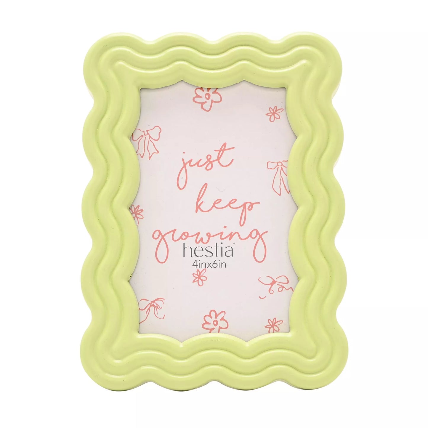 Hestia Green Wiggly Frame 4x6 Frame