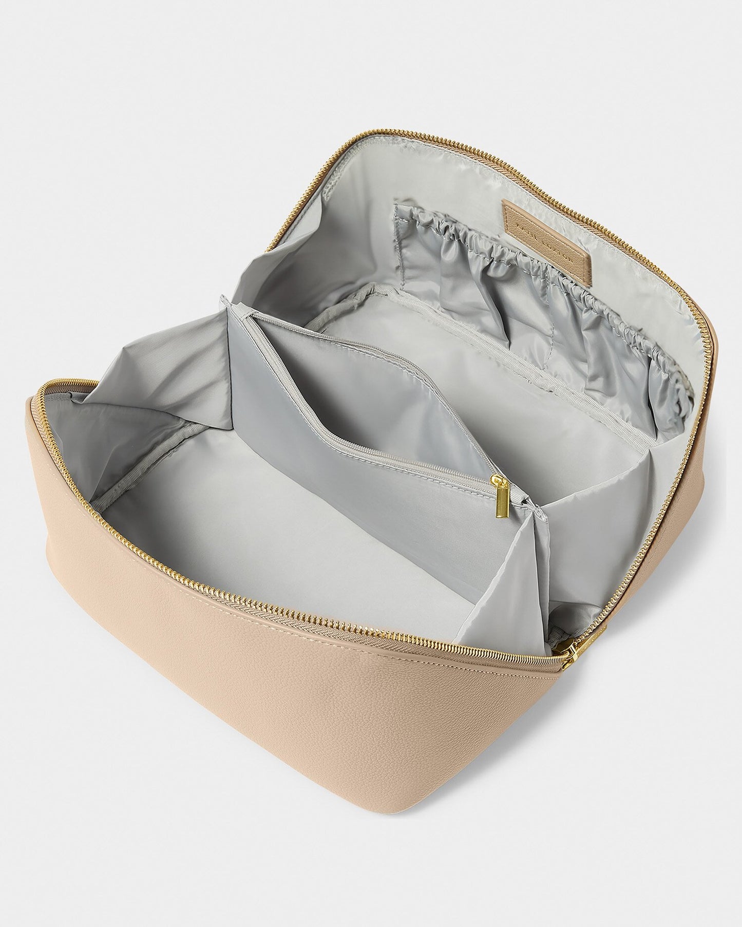 Soho Large Light Taupe Make Up & Wash Bag
