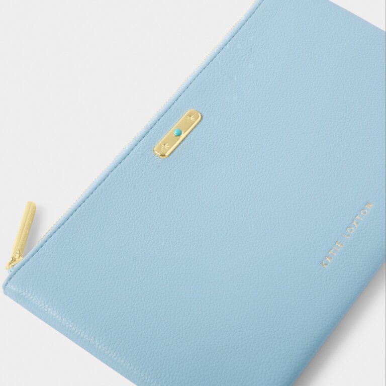 Katie Loxton - Birthstone Pouch 'December' Turquoise