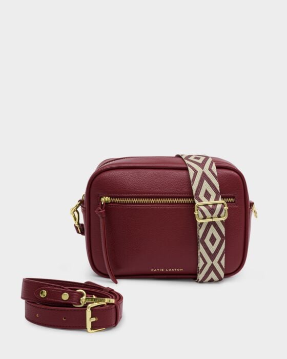 Hallie Crossbody Bag - In Cherry