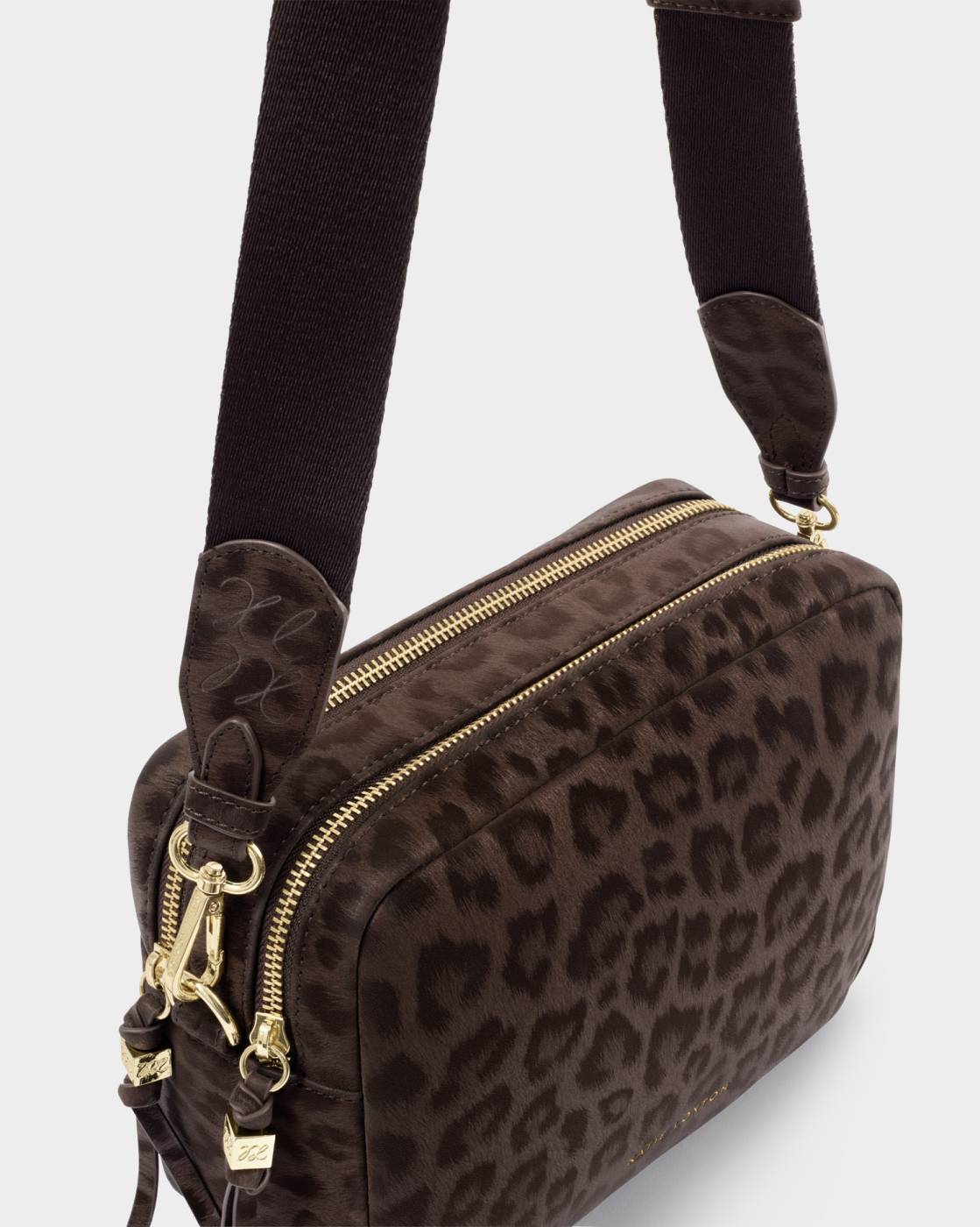 Katie loxton - Lottie large Chocolate Leopard Bag