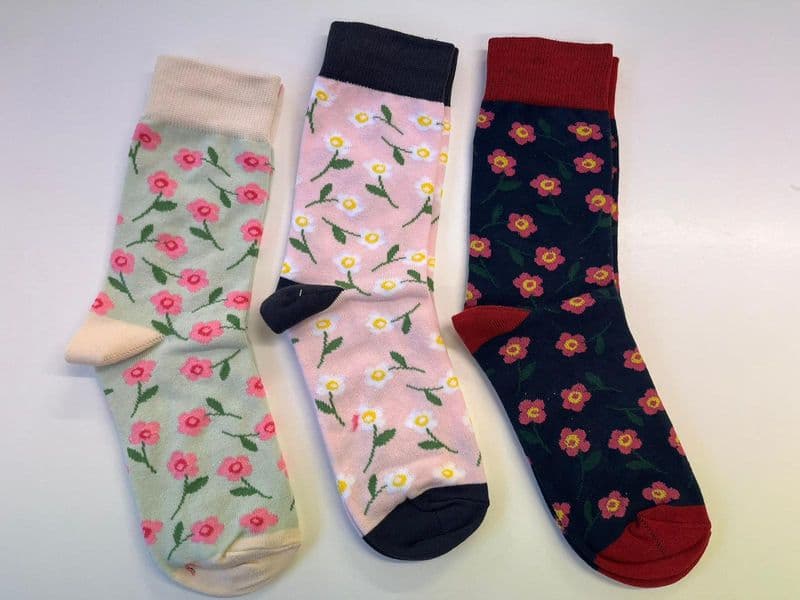 Bamboo Socks - Floral