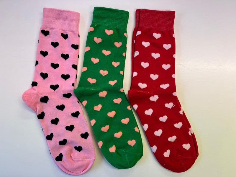 Bamboo Socks - Hearts