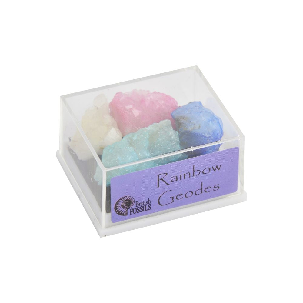 Minerals in boxes