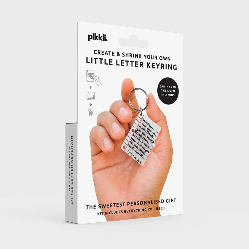 Little Letter Keyring - Shrink kit