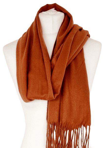 Plain Faux Cashmere Scarf