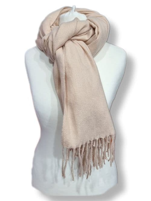 Plain Faux Cashmere Scarf