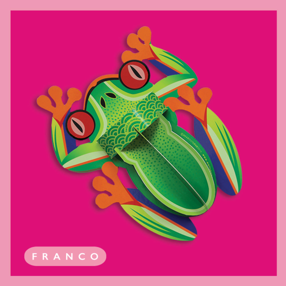 Pop-Up Sticking Card - Franco