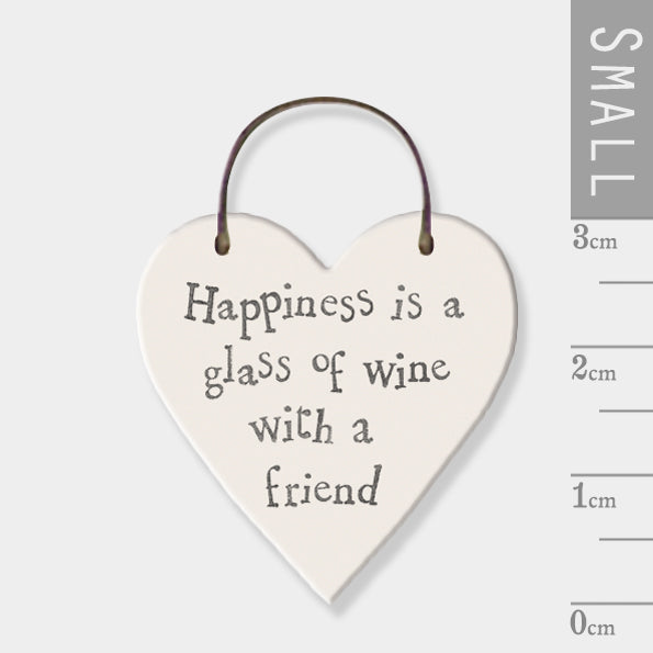 Mini heart Glass of wine