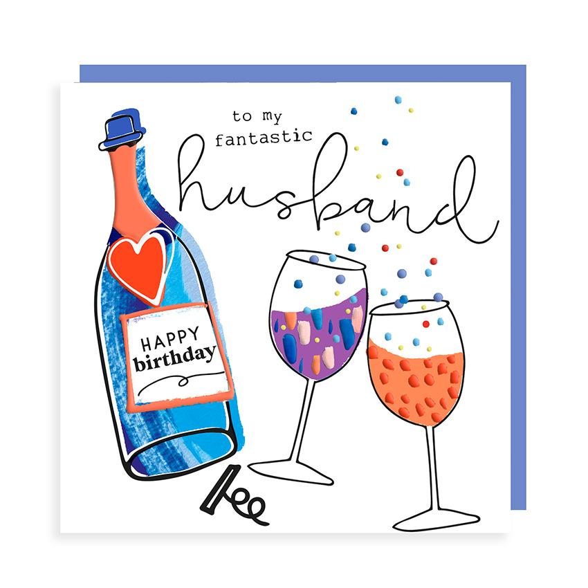 Rosanna Rossi Happy Birthday Husband card