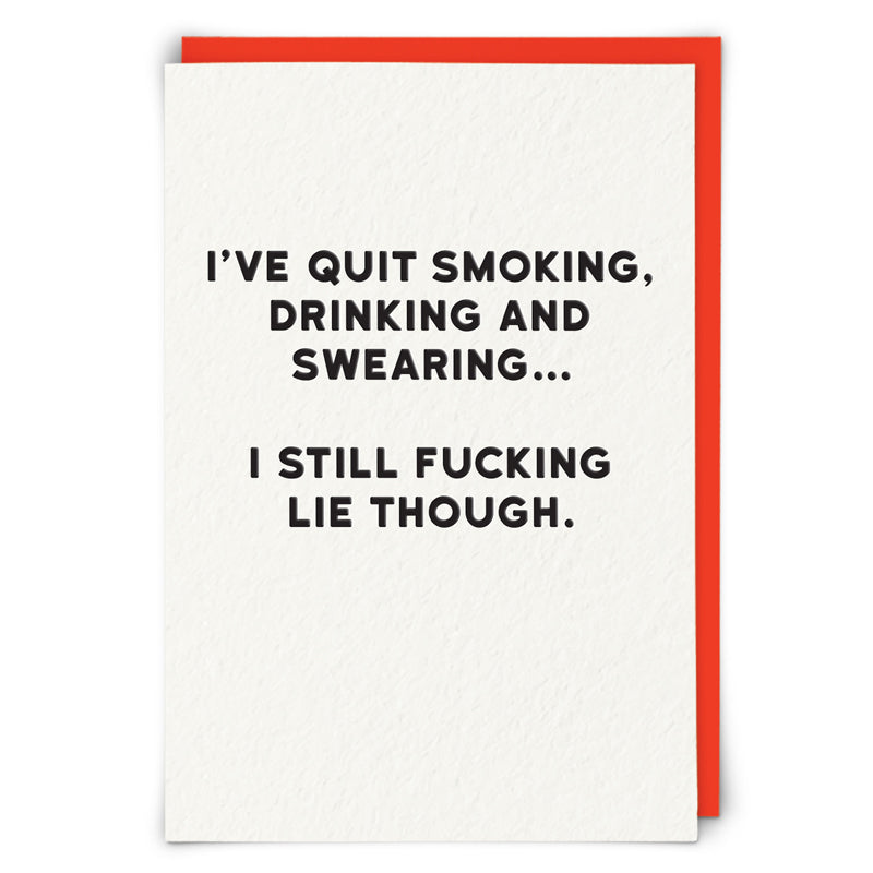 Redbacks ‘quit’ Greeting Card