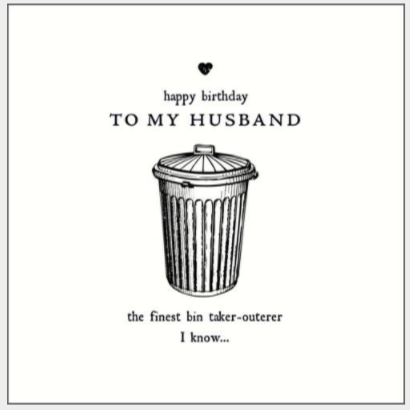Pigment ‘ Husband’ Greeting card