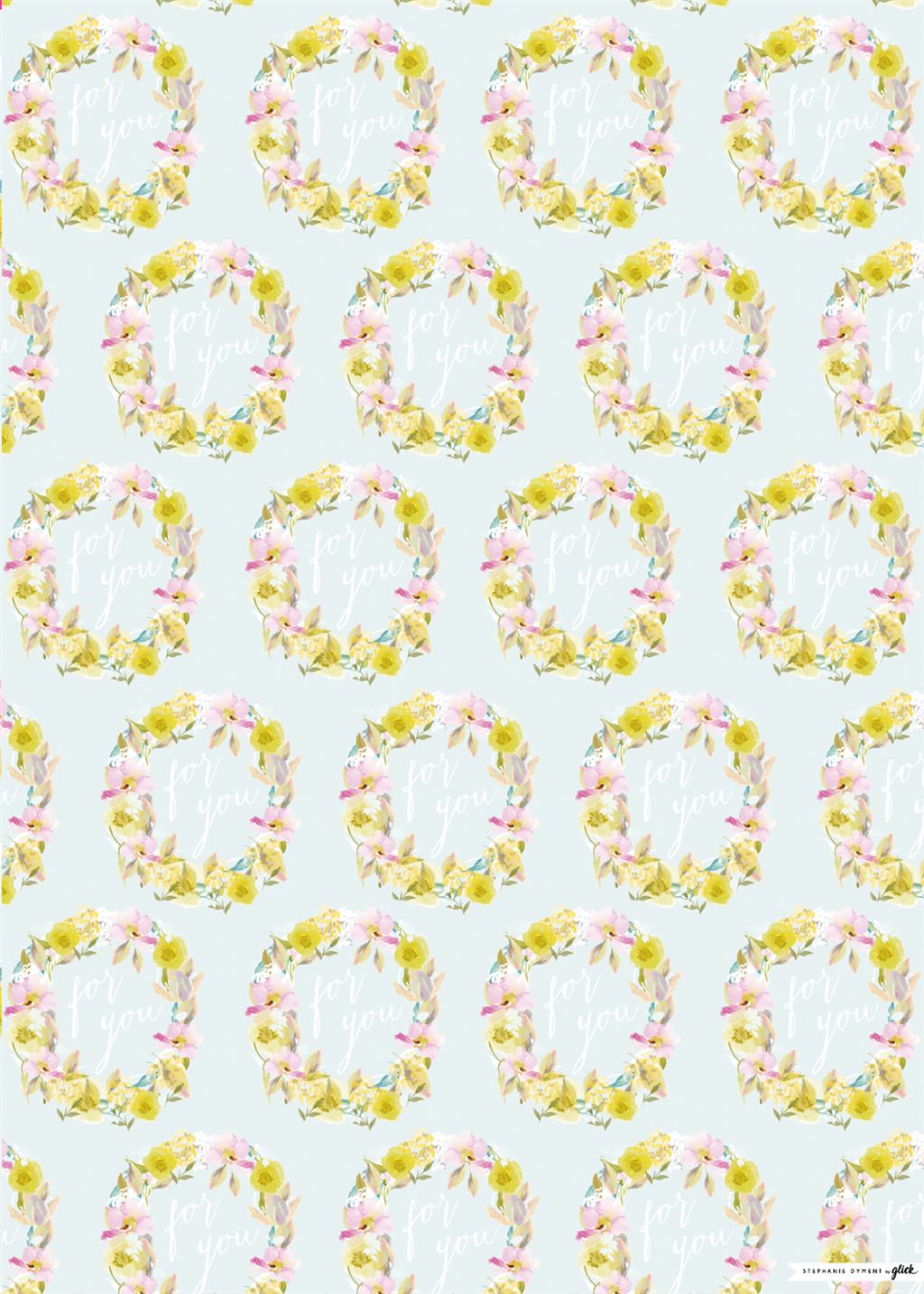 Glick - Gift Wrap Spring Wreath