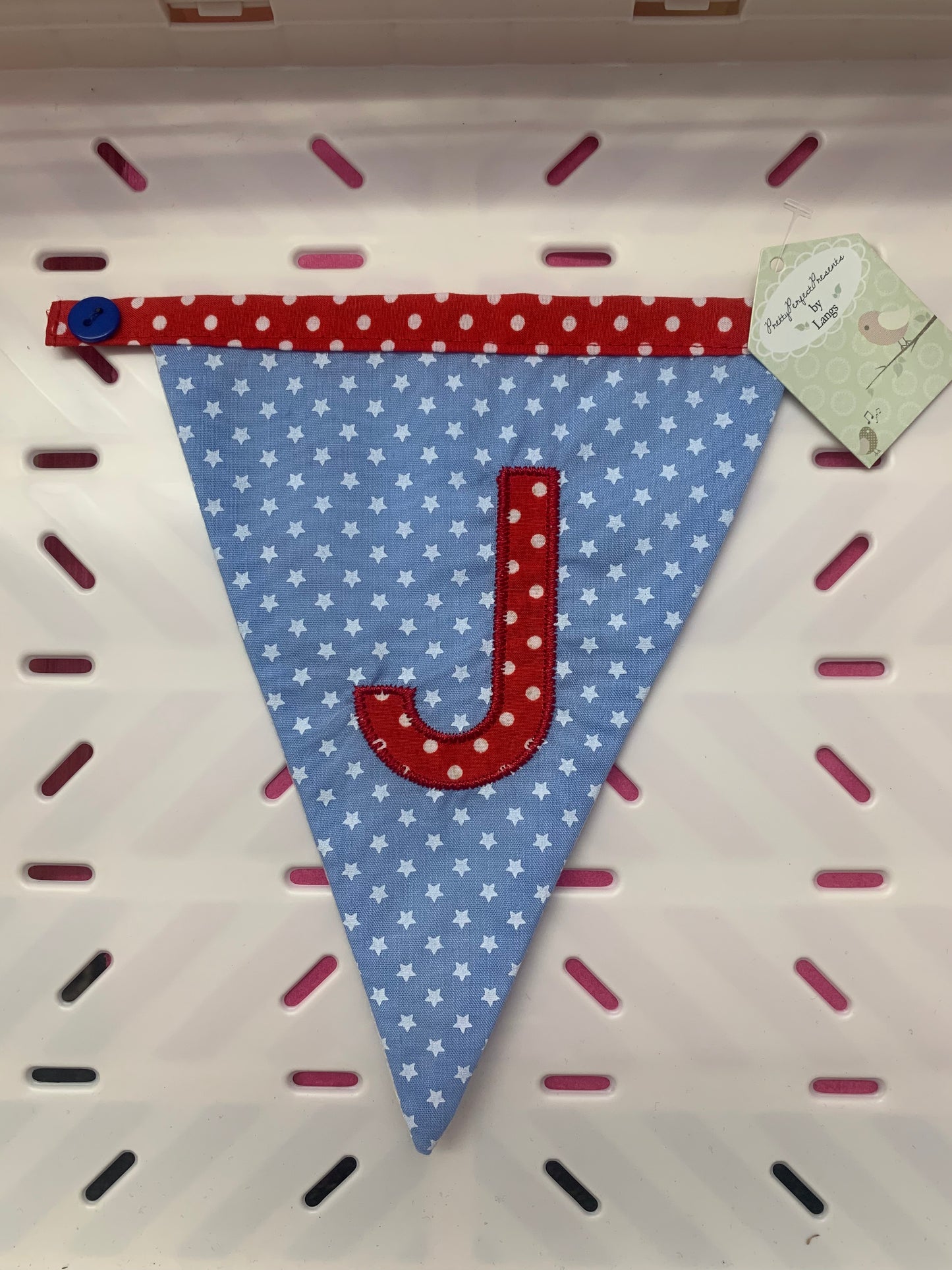 SALE DISCONTINUED BUNTING FLAGS LIGHT BLUE